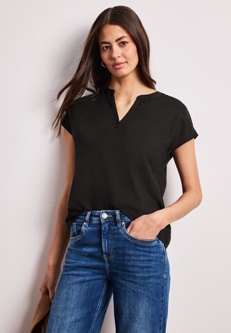 STREET ONE Bluse in Schwarz: Vorderseite