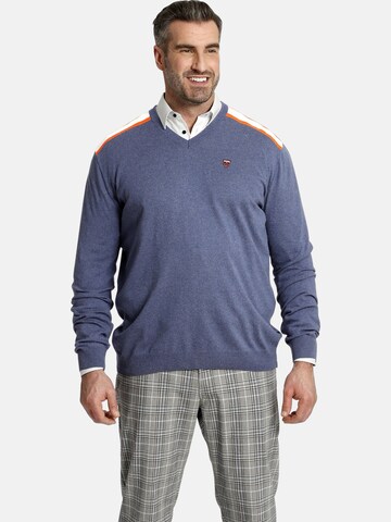 Charles Colby Pullover 'Earl Perryn' in Blau: predná strana