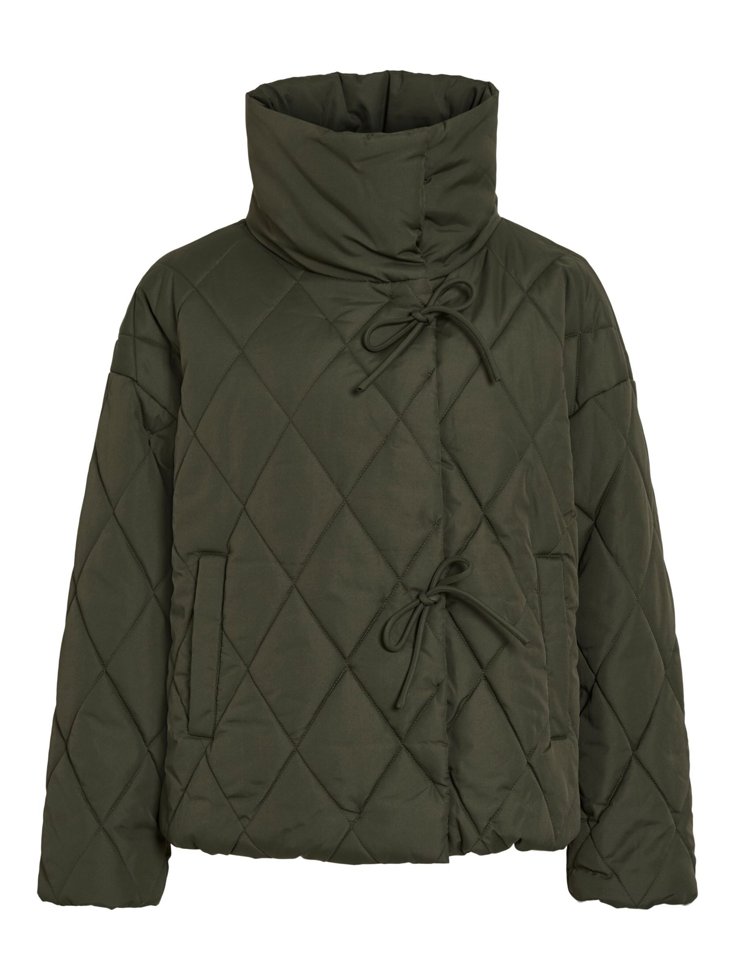 VILA Between-Season Jacket 'VIBumble' in Green: front