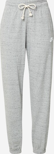 Nike Sportswear Pantalon en gris chiné / blanc, Vue avec produit