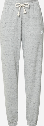 Nike Sportswear Hose in graumeliert / weiß, Produktansicht