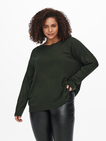 ONLY Carmakoma Pullover 'MELINA' in Braun: predná strana