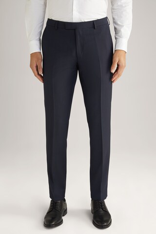 JOOP! Slim fit Pleated Pants ' Blayr ' in Blue: front