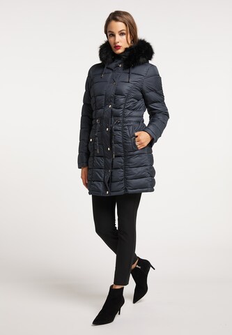 faina Winter Coat in Blue