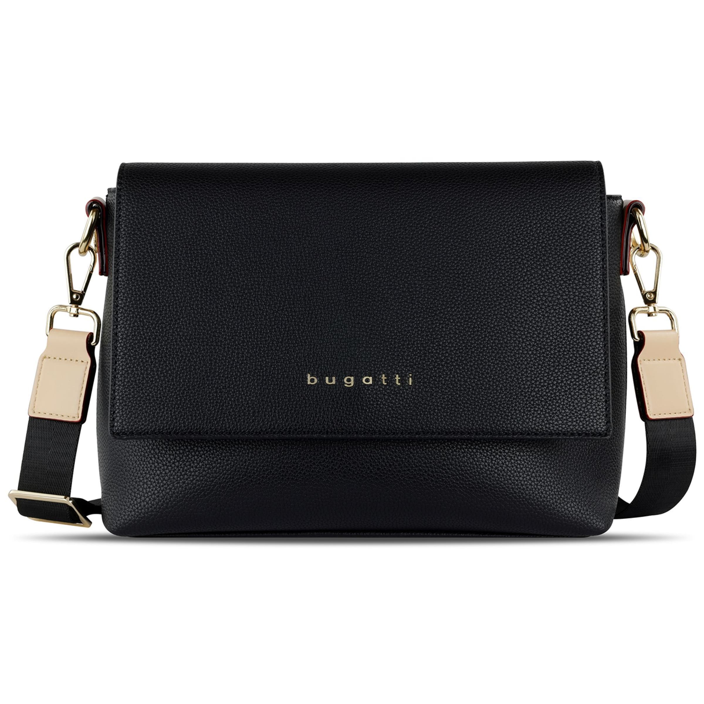 bugatti Schoudertas 'Ella' in Zwart: voorkant