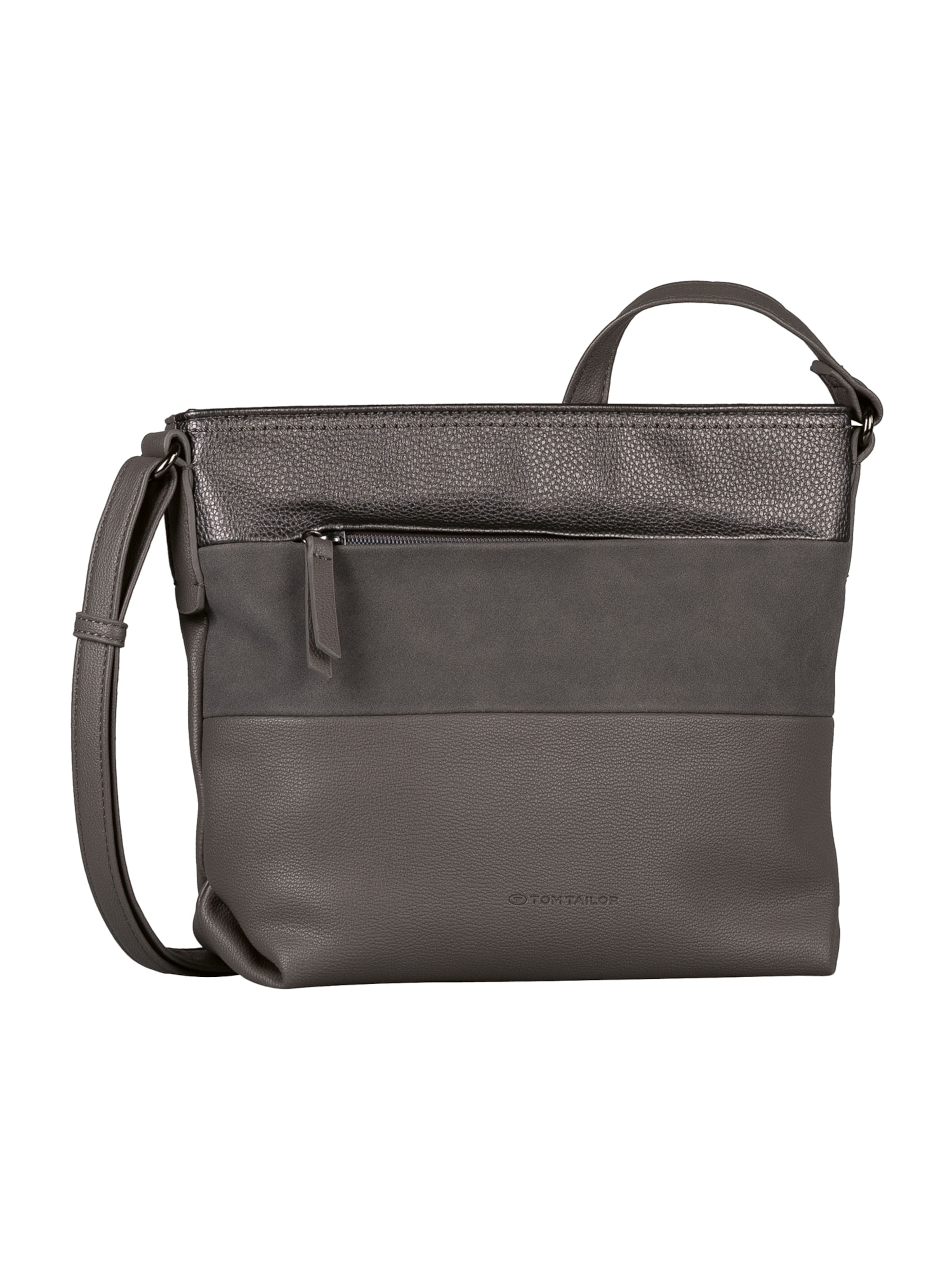 Borsa a tracolla 'Nicolina' di TOM TAILOR in grigio: frontale