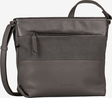 Borsa a tracolla 'Nicolina' di TOM TAILOR in grigio: frontale
