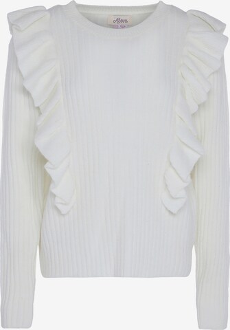 aleva Sweater in White: front