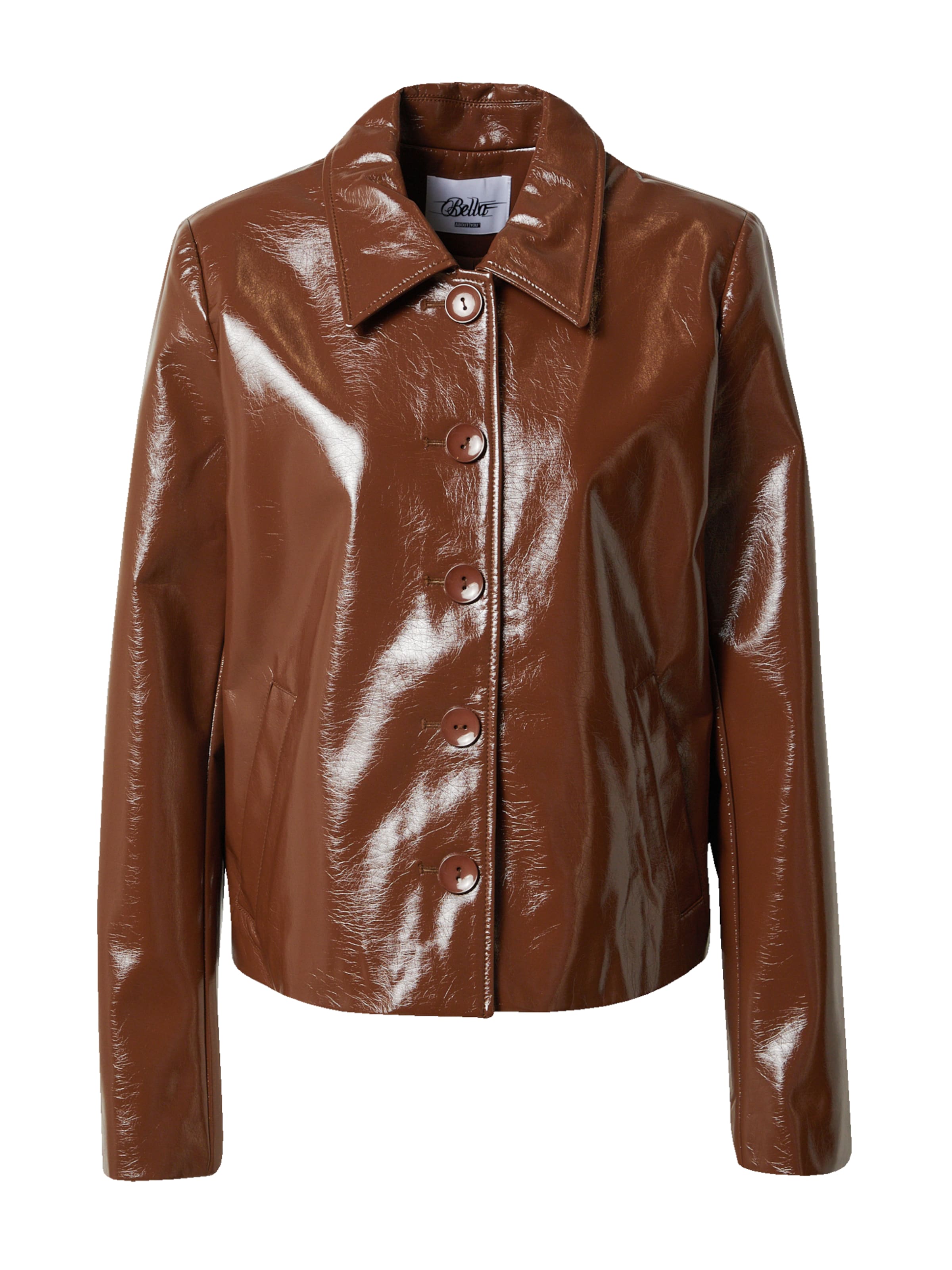 Bella x ABOUT YOU Övergångsjacka 'Laura' i brun: framsida