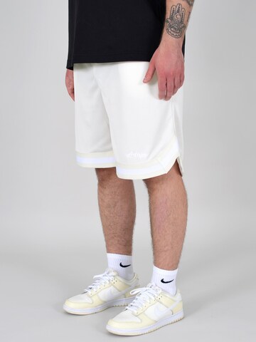Adam Loose fit Workout Pants 'Sweatshorts Basketball Shorts' in Beige
