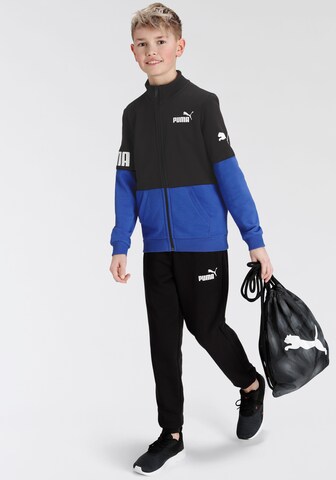 PUMA Sweatsuit in Black: front