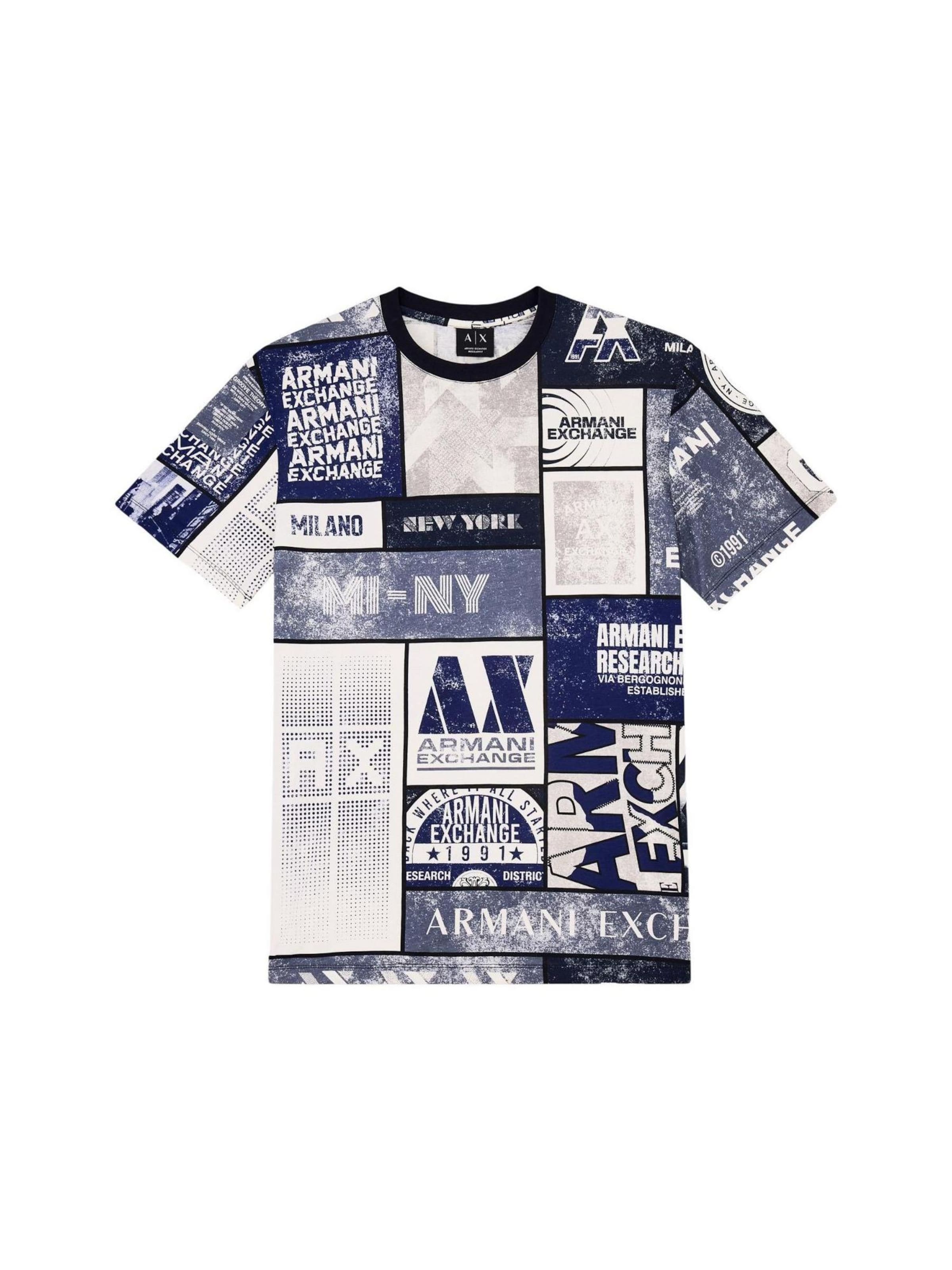 Maglietta in L ARMANI EXCHANGE di colore bianco, Visualizzazione prodotti