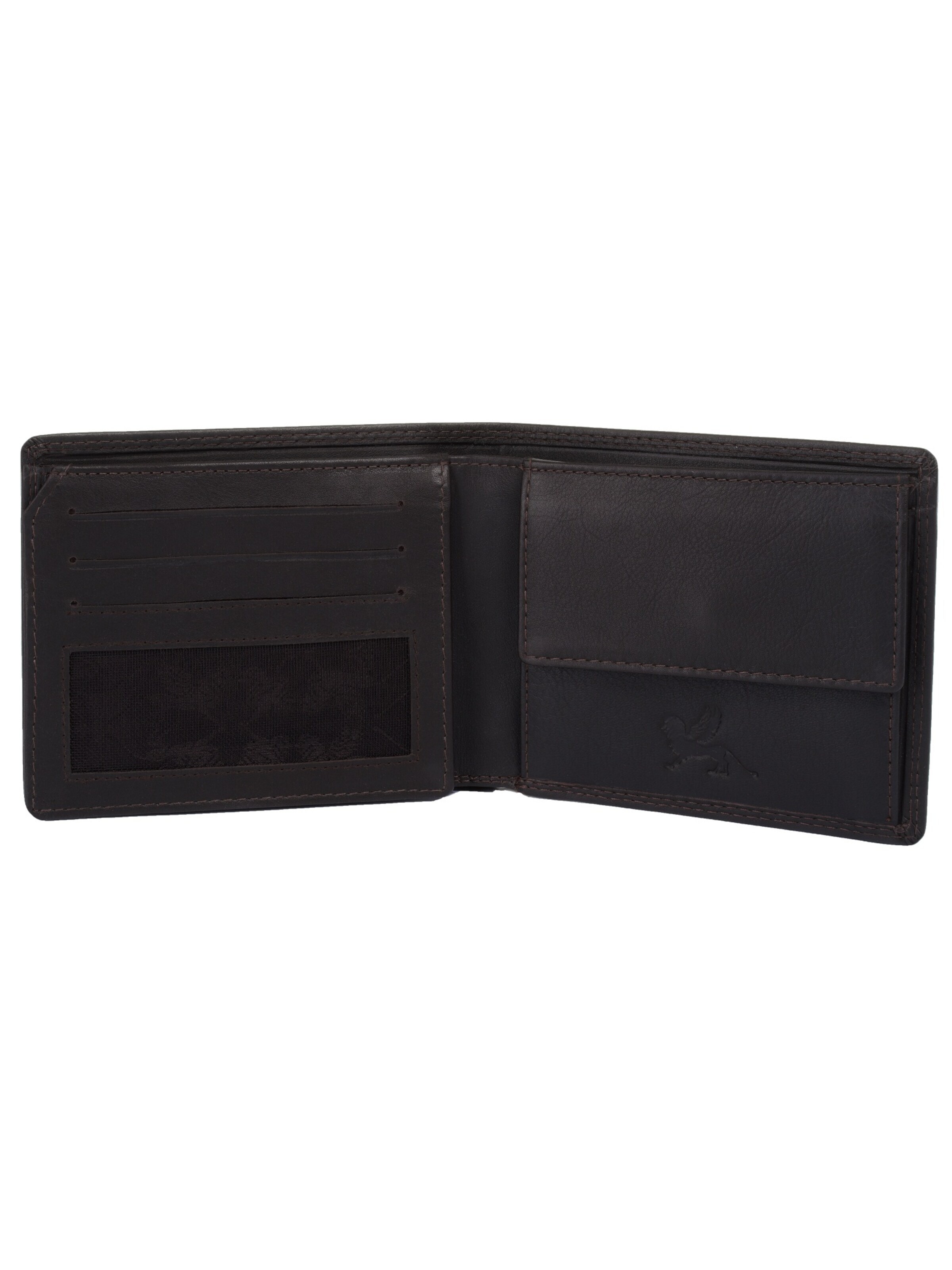 Porte-monnaies 'SUTURA' mano en marron