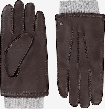 Gants 'METZ' Roeckl en marron : devant