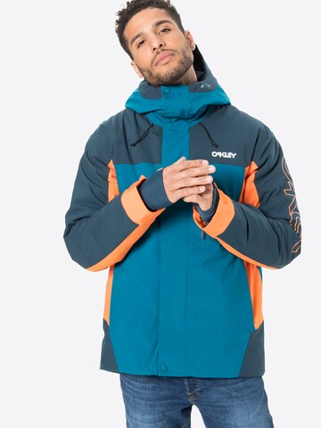 OAKLEY Regular Fit Sportjacke in Blau: predná strana