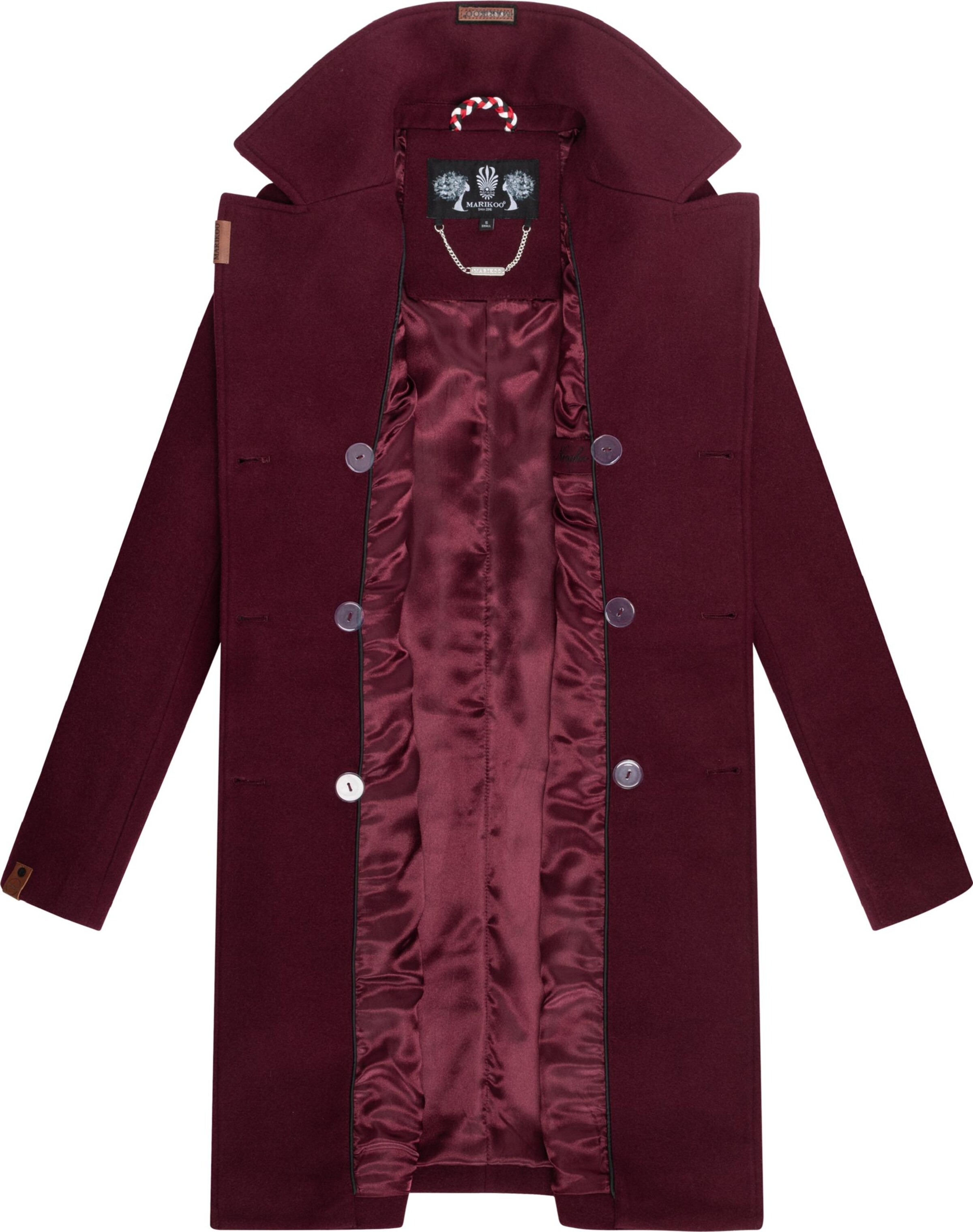 MARIKOO Between-Seasons Coat 'Nanakoo' in Red