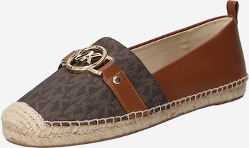 MICHAEL Michael Kors Espadrilles 'RORY' in Brown: front