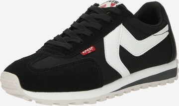 LEVI'S ® - Zapatillas deportivas bajas 'STRYDER RED TAB' en negro: frente