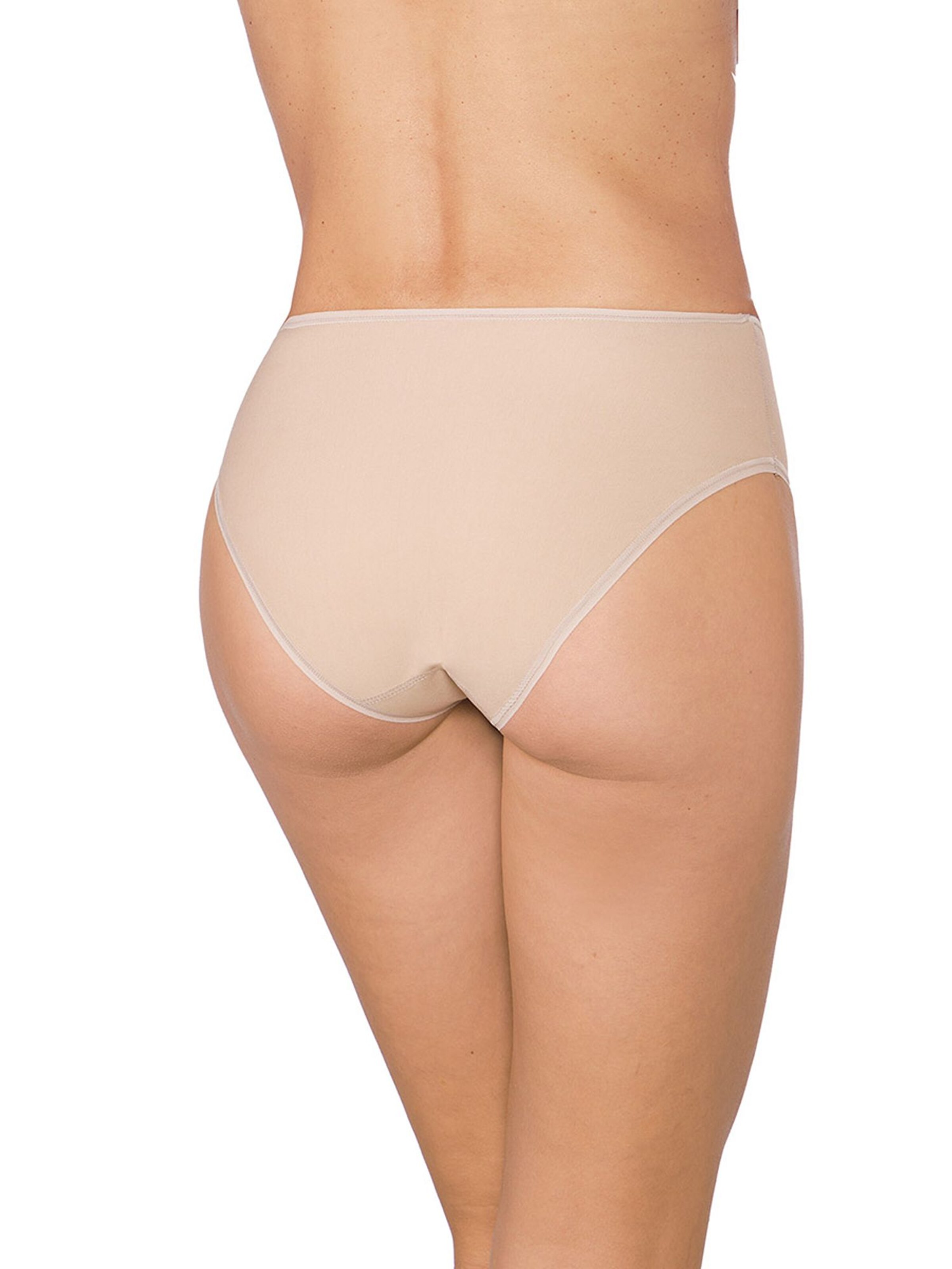 zd ZERO DEFECTS - Panti 'Delia mid waist panty organic cotton' en beige