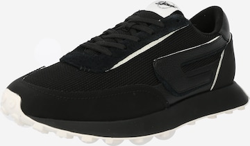 DIESEL - Zapatillas deportivas bajas 'RACER' en negro: frente
