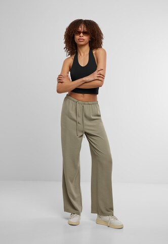 Wide Leg Pantalon Urban Classics en vert