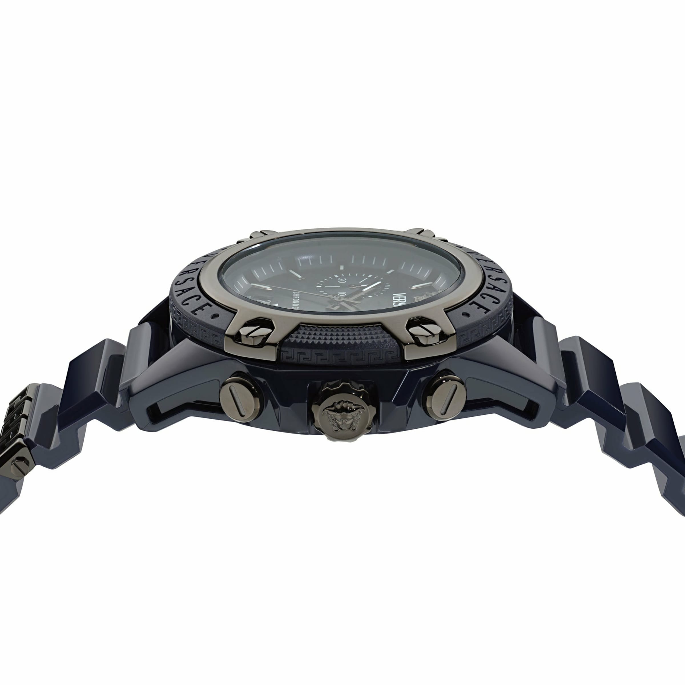 VERSACE Analoog horloge in Blauw