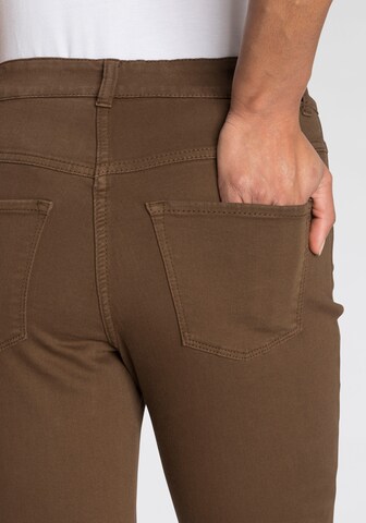 MAC Skinny Jeans in Brown