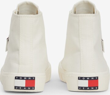 Sneaker alta di Tommy Jeans in beige