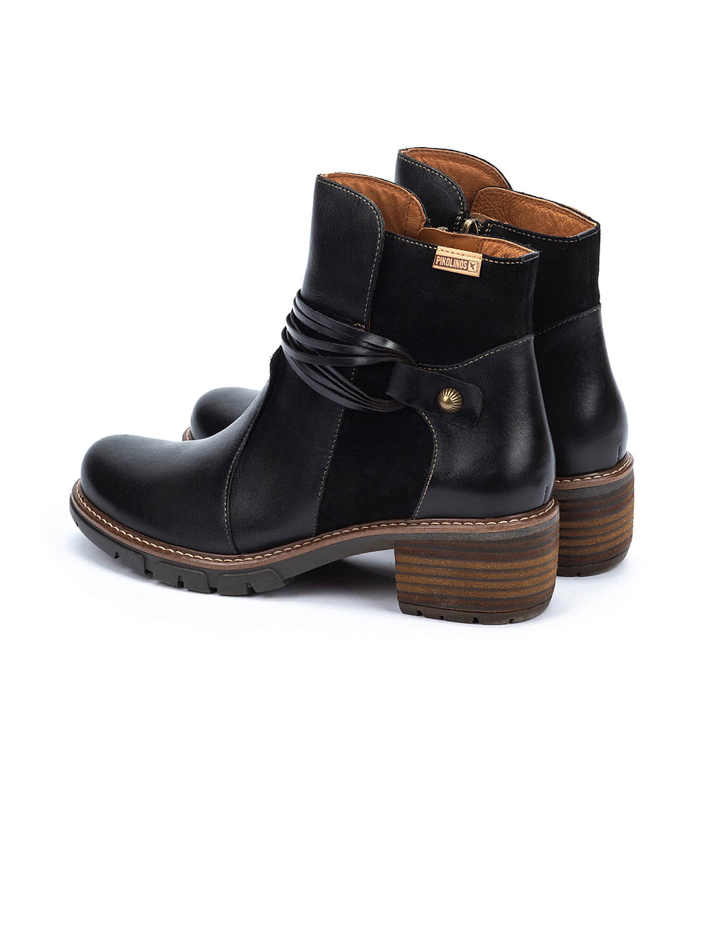 Bottines 'San Sebastia' PIKOLINOS en noir