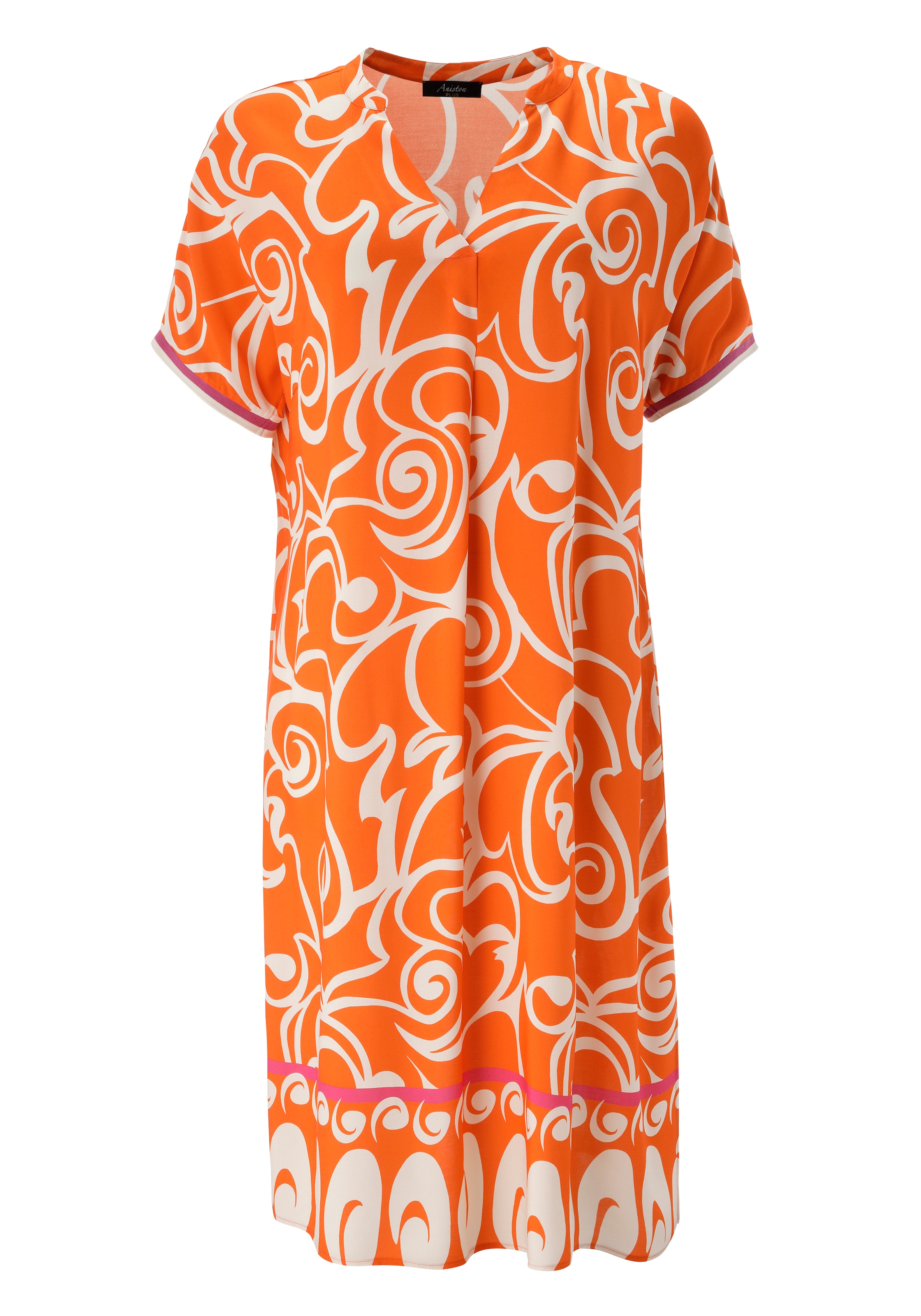 Aniston Summer Dress in Orange: front