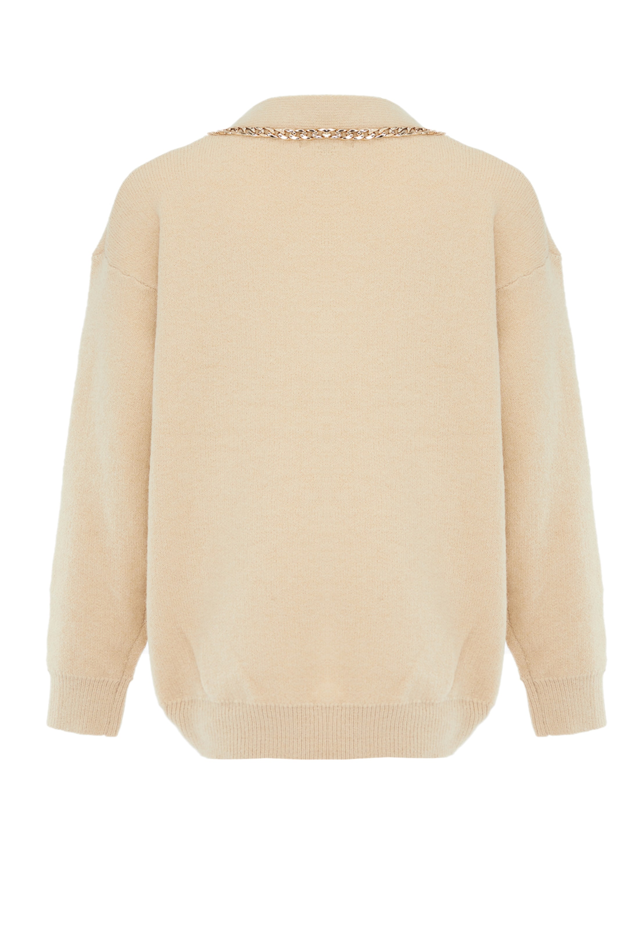 caissa - Casaco de malha em bege