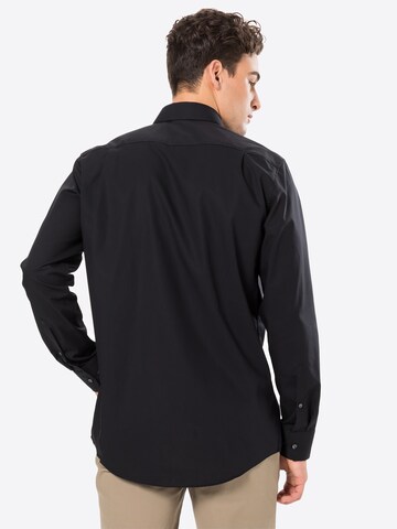 SEIDENSTICKER Regular fit Business Shirt in Black