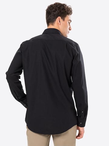 SEIDENSTICKER Regular Fit Forretningsskjorte i sort