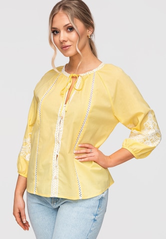 Ombre Blouse in Yellow