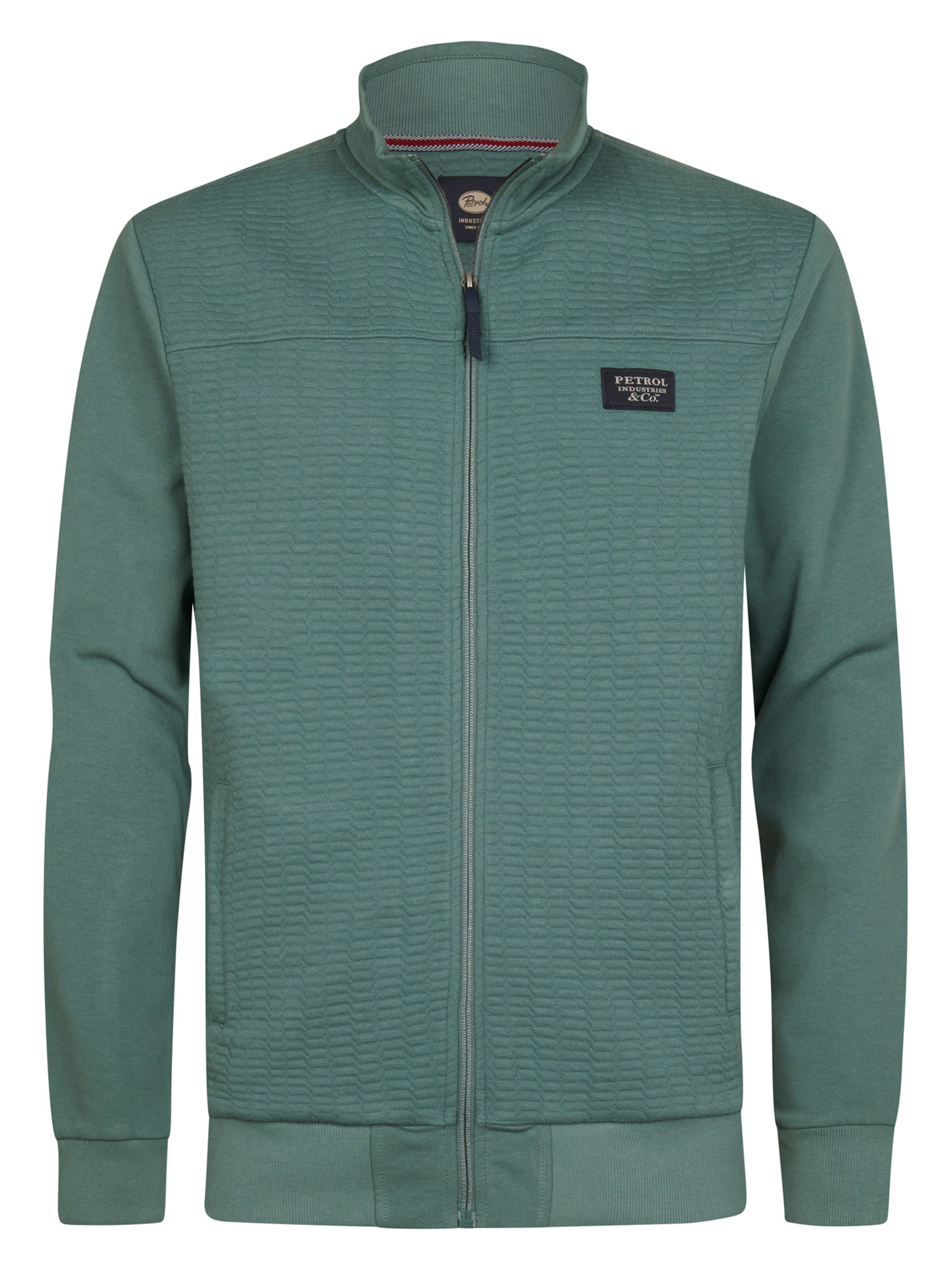 Vestes en maille 'Faro' Petrol Industries en vert : devant