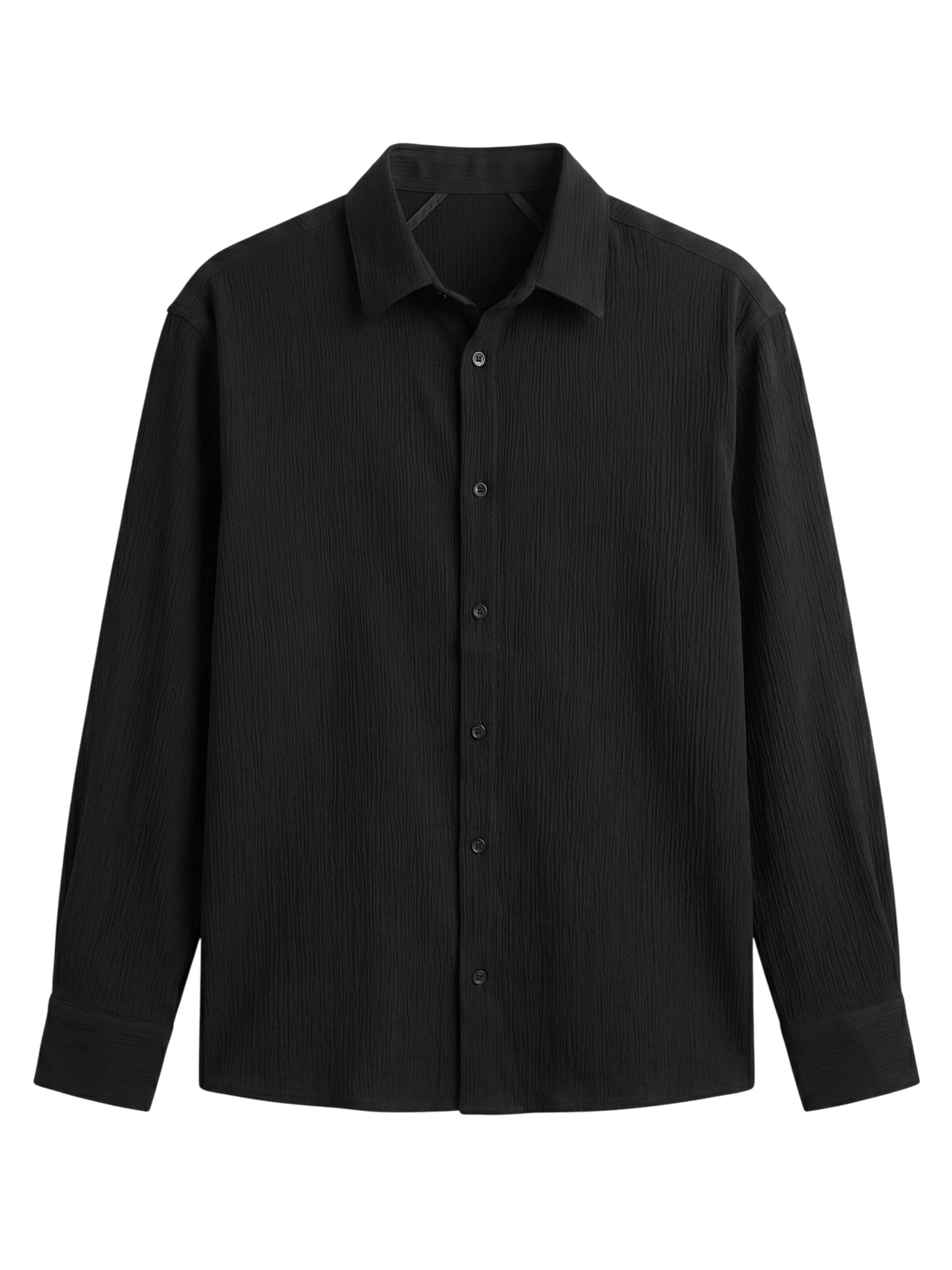 Kleidermafia Regular Fit Hemd‌‌‌‌‌‌‌‌‌‌ in Schwarz: Vorderseite