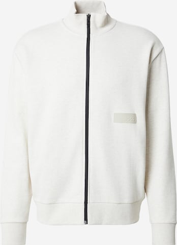 BOSS Sweatjacka i vit: framsida