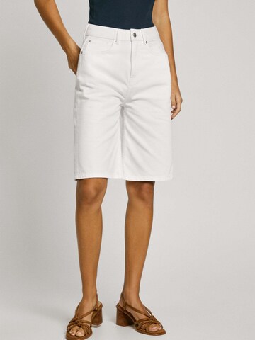 Pepe Jeans Regular Hose in Weiß: Vorderseite