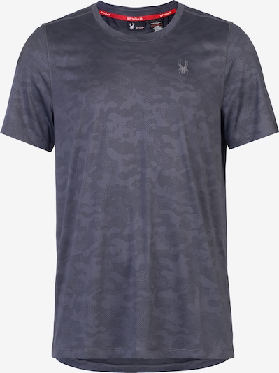 Spyder Camiseta funcional en azul / gris oscuro, Vista del producto