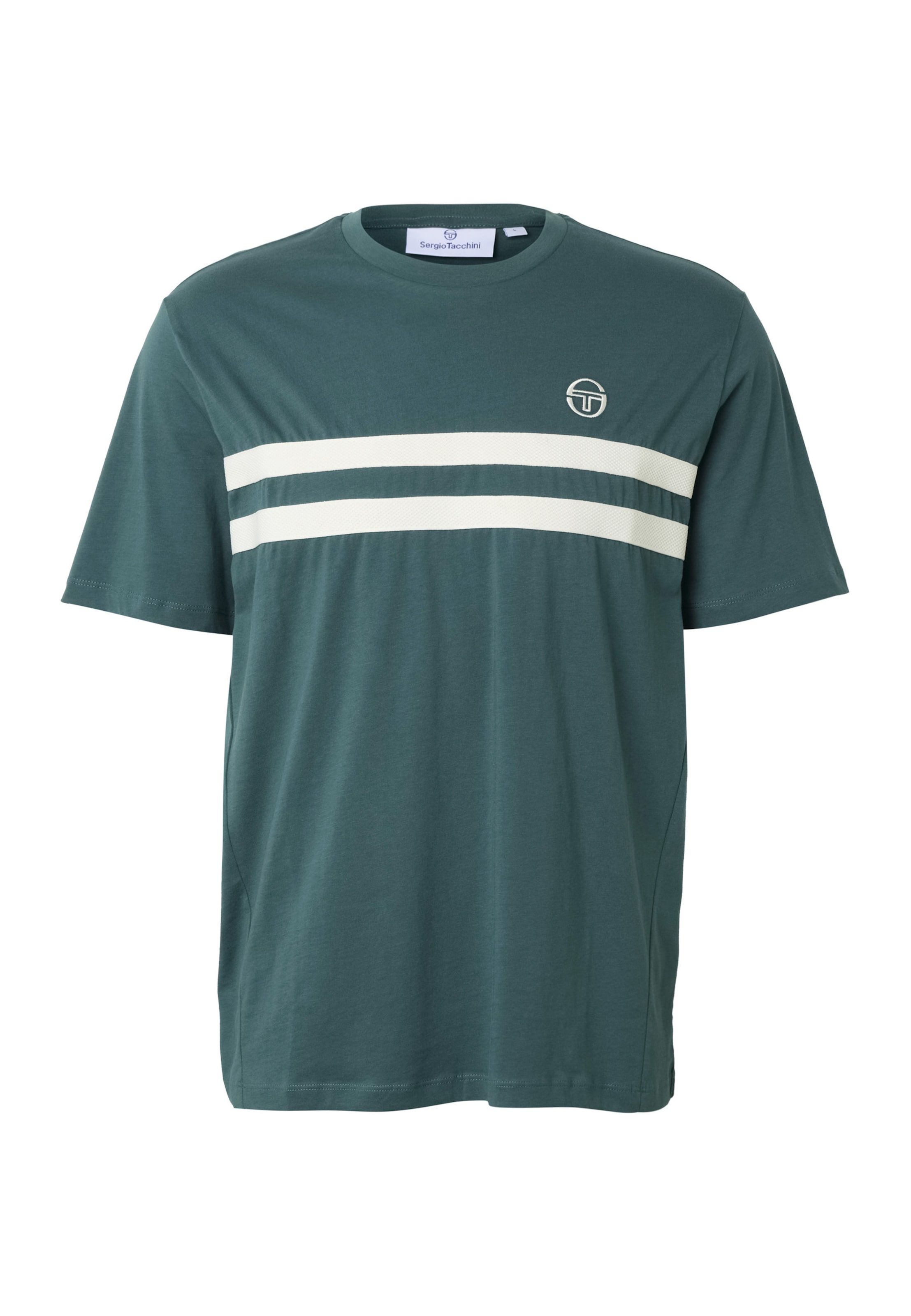 T-Shirt 'Egeo Co' Sergio Tacchini en bleu : devant