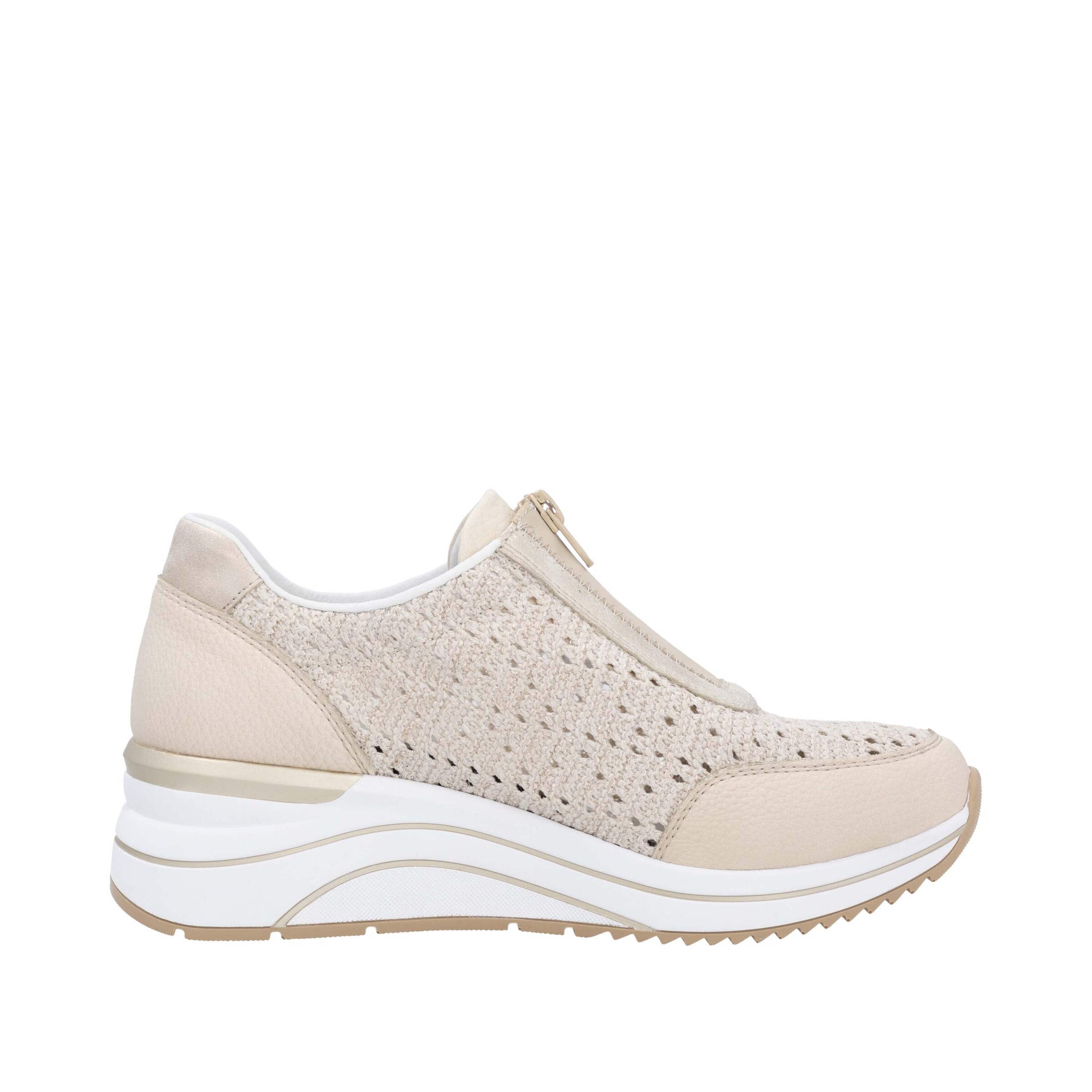 Baskets basses 'D0T15' REMONTE en beige