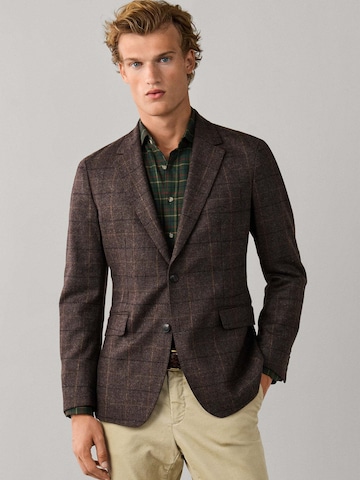 Giacca da completo di Hackett London in marrone: frontale