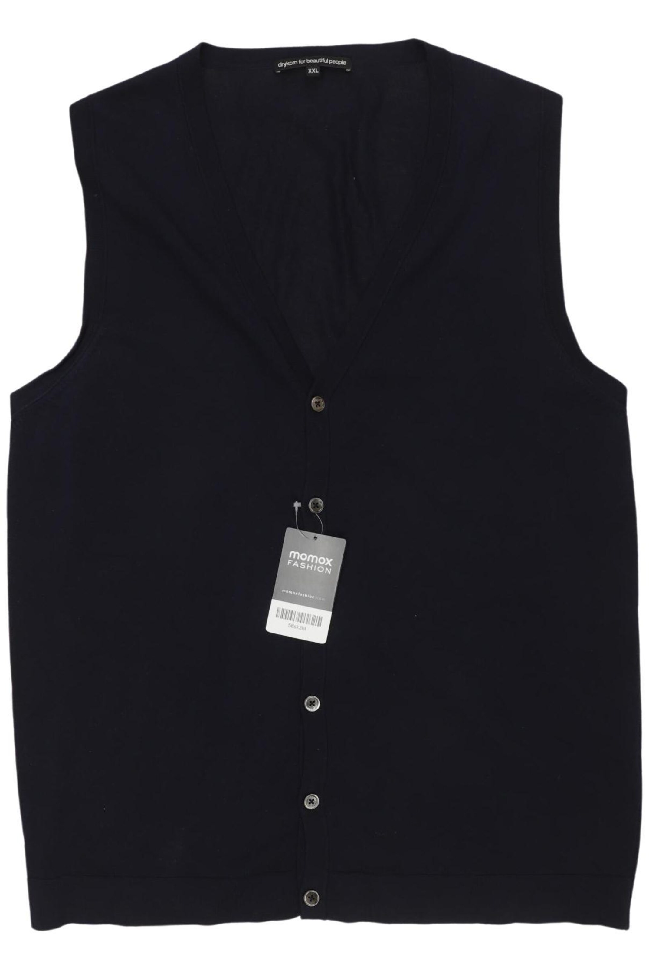 DRYKORN Vest in XXL in Blue: front