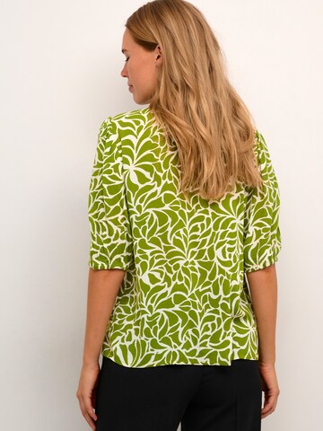 Kaffe Blouse 'Fleur' in Green