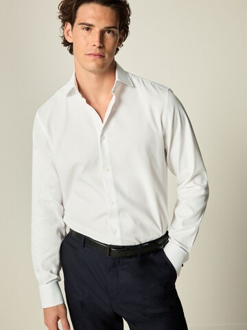 Next Regular fit Button Up Shirt in White: front