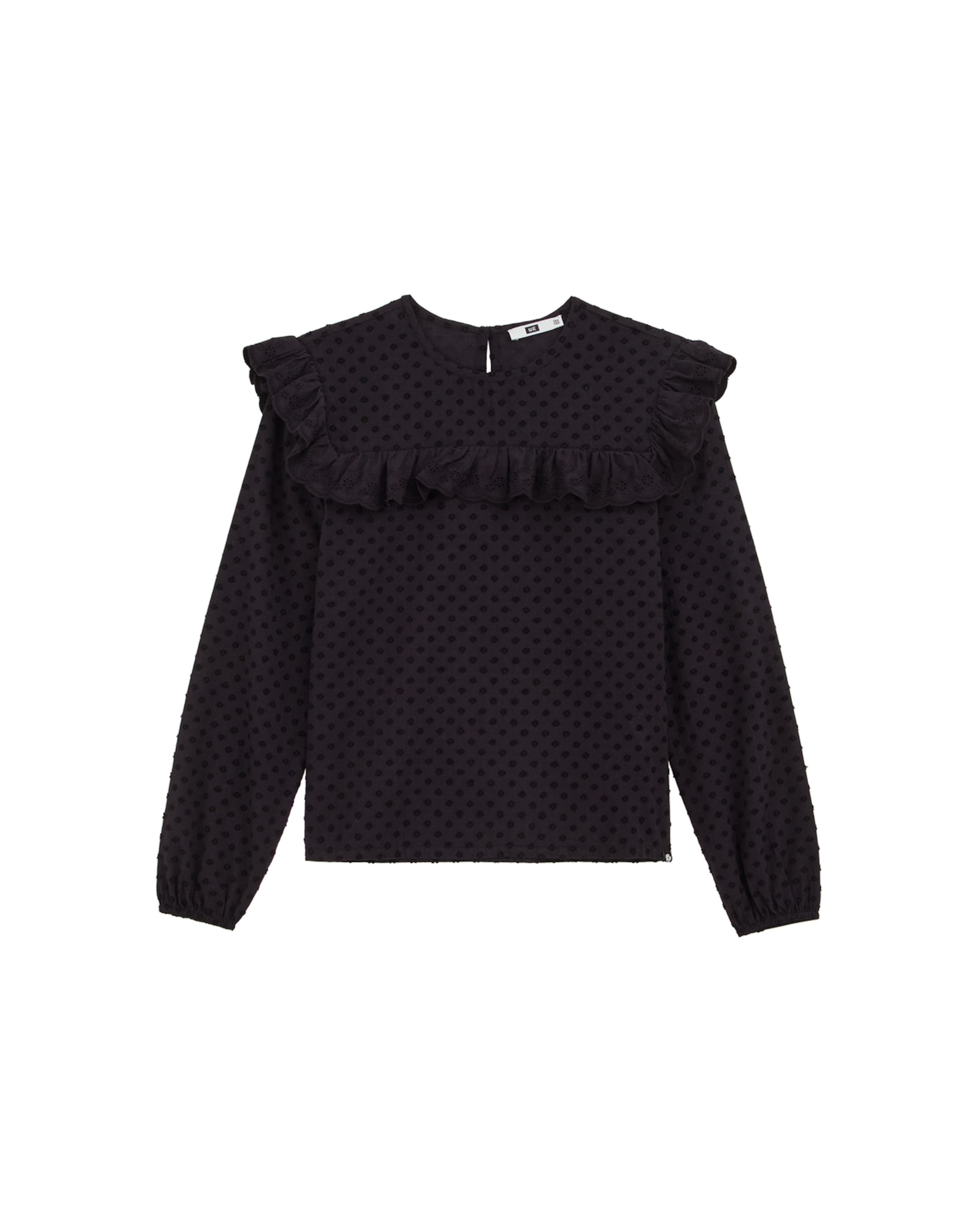 WE Fashion Μπλούζα σε μαύρο: μπροστά