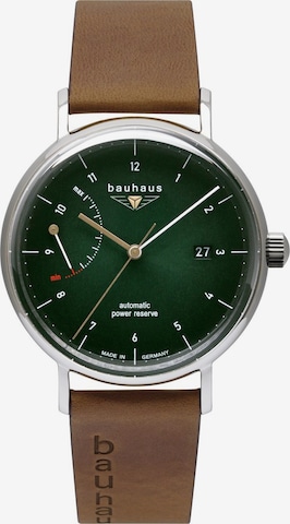 Bauhaus Analoog horloge in Zilver: voorkant