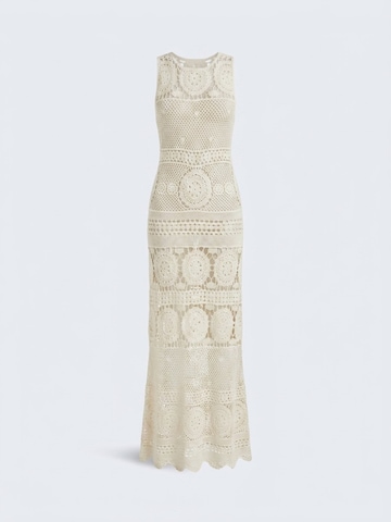 Miss June Kleid 'Robe Longue Angel'‌‌ in Weiß: Vorderseite
