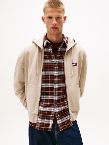 Tommy Jeans Sweat jacket '90S NEW CLSSCS' in Grey: front