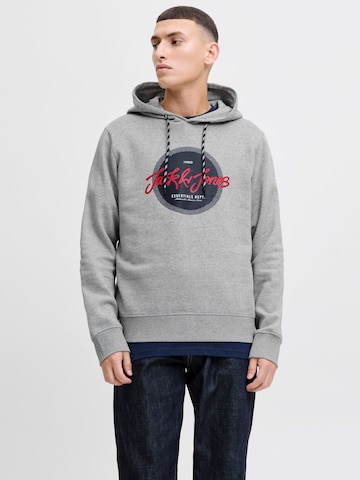 JACK & JONES Свитшот 'JJURBAN' в Серый: спереди